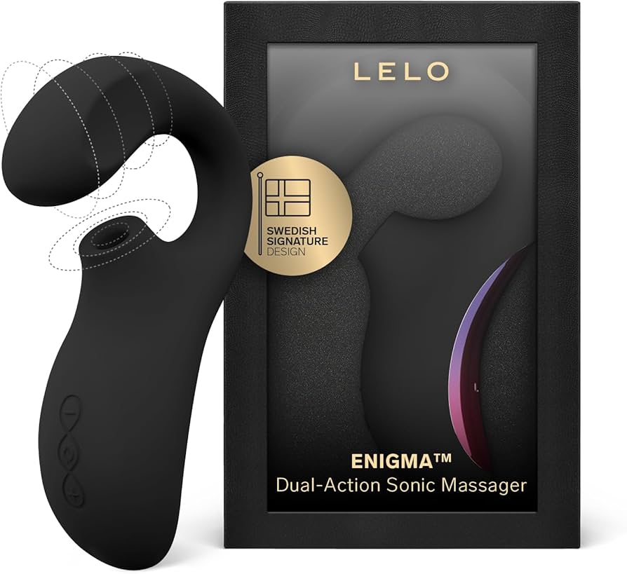 Amazon.com: LELO Enigma Dual Stimulation Waterproof Sex Toy for Women with  External and Internal Stimulation, Female Sex Pleasure Devices, Vibrator  Rabbit and Clitoral Sucker with 8 Vibrating Patterns, Black : Health &